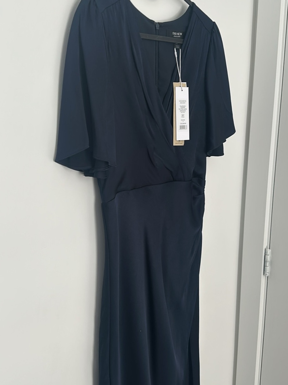 (BRAND NEW) Ever New Navy Maxi Dress with Flutter Sleeves - ELEGANT - Picture 5 of 5
